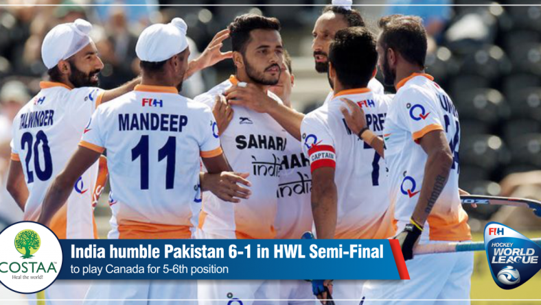 Hockey World League: India 6-1 against Pakistan in fourth quarter